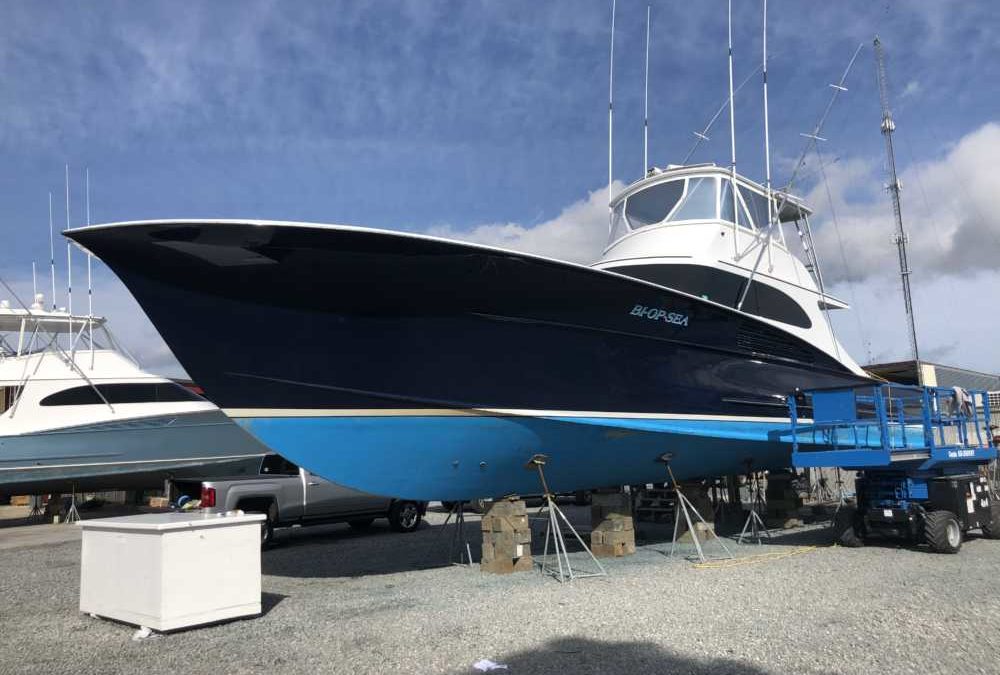 Leaving the boat yard